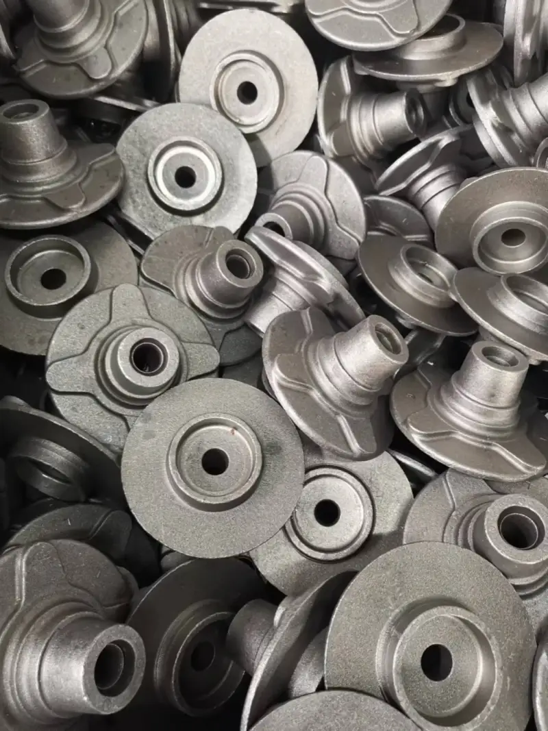 Forged wheel bearing blanks before machining