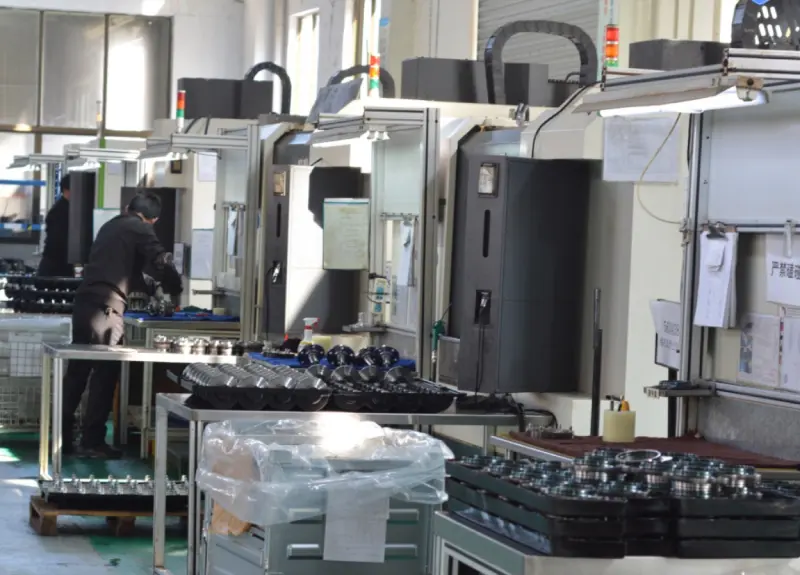 Machining and assembly line at our manufacturing partner